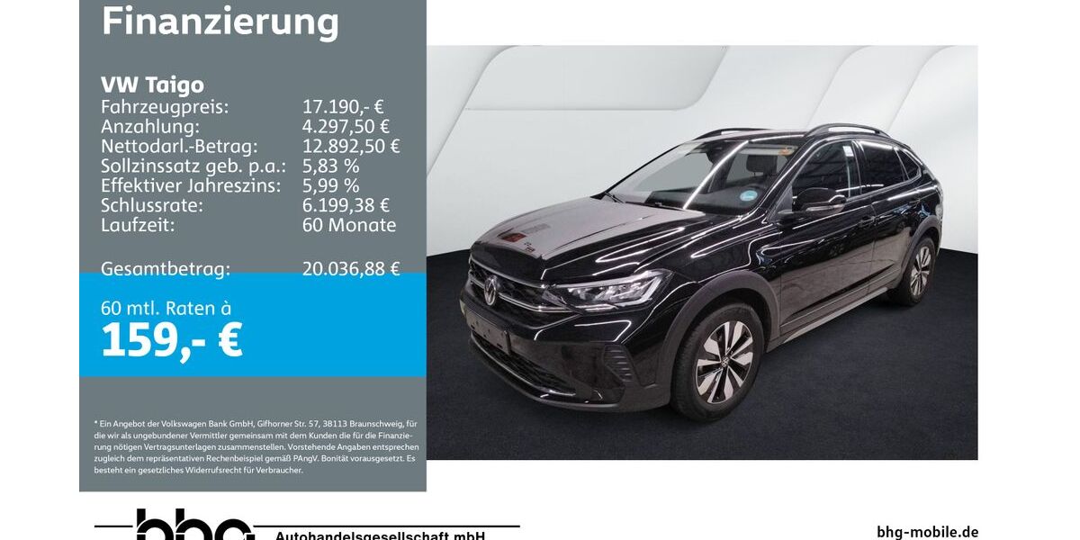 VW Taigo 24.016 km 17.190 &euro; Freiburg 79115