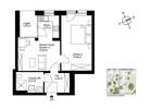 Etagenwohnung Freiburg Haslach - 2 Zimmer, 44 m&sup2;, 331.000&euro; | Angebot:25837699