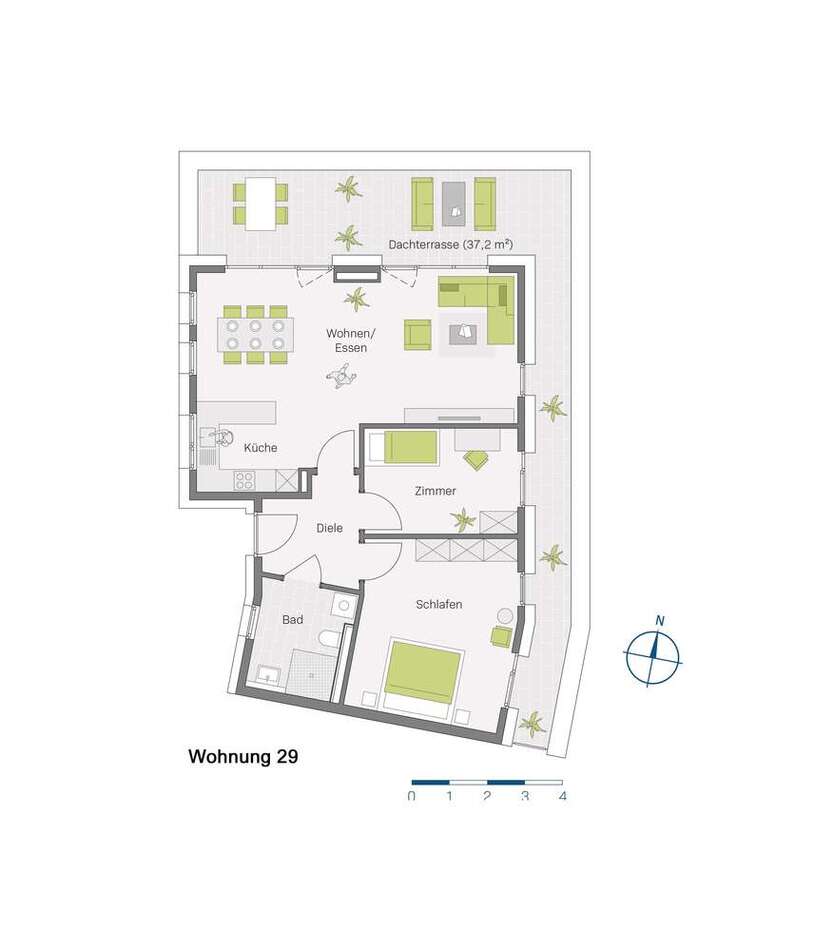 Wohnung zum Kaufen in Müllheim-Niederweiler 587.400 € 100.4 m²