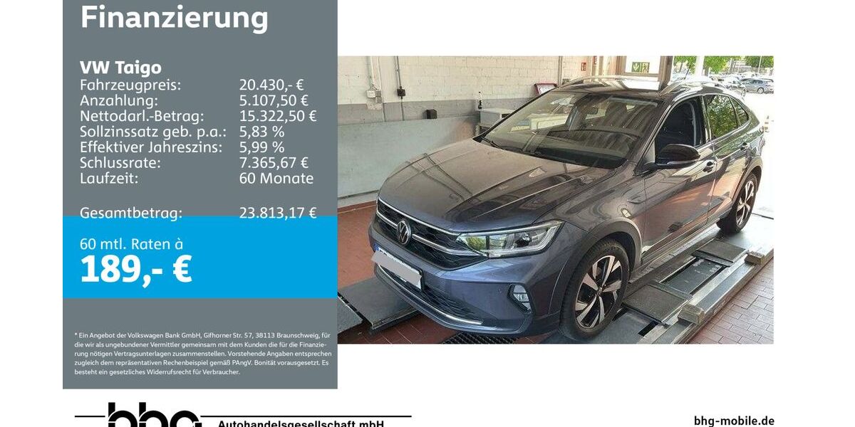 VW Taigo 47.607 km 20.430 &euro; Freiburg 79115