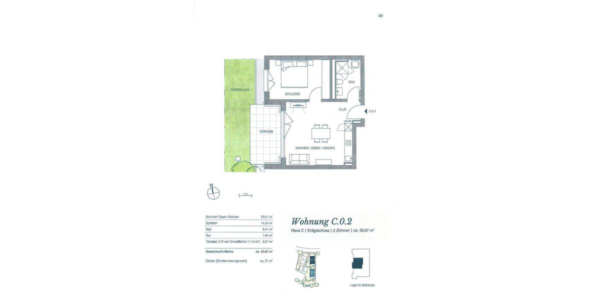 Etagenwohnung Kirchzarten Zarten - 2 Zimmer, 50 m&sup2;, 399.500&euro; | Angebot:26833100