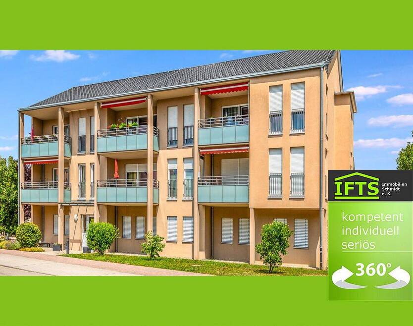 Eine sichere Entscheidung. Moderne SeniorenWohnung, sehr gute Lage, EBK, Terrasse, KFZ-Stellplatz.