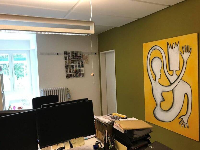 Schöne Arbeitsplätze und Büroräume in einem Innenarchitektenbüro - All-in-Miete