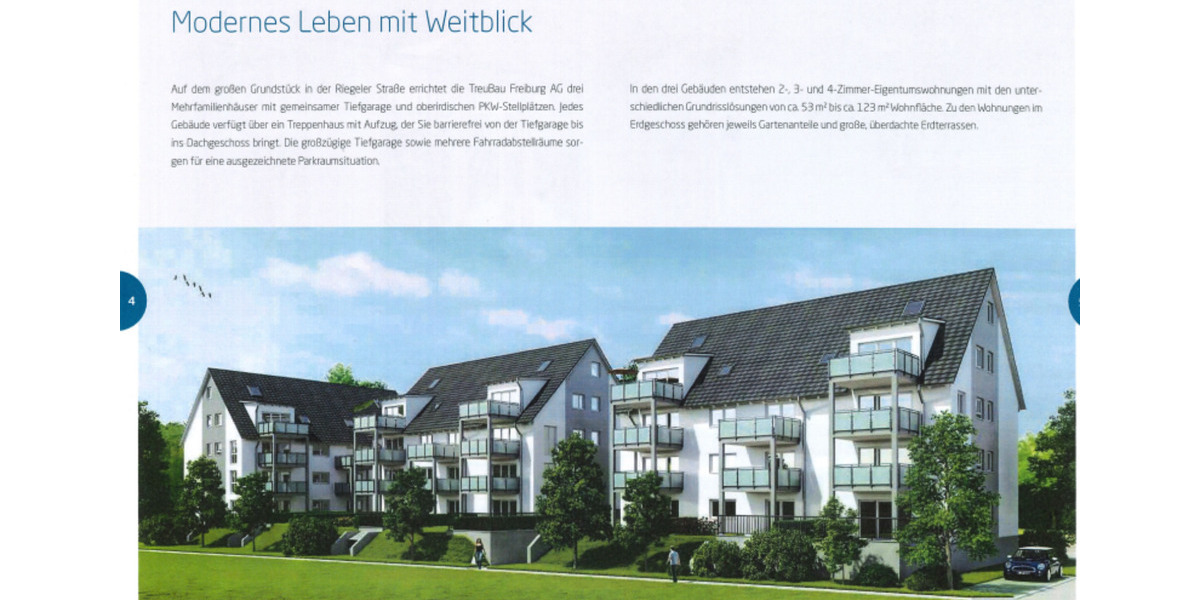 Etagenwohnung Teningen - 3 Zimmer, 89 m&sup2;, 470.000&euro; | Angebot:25080478