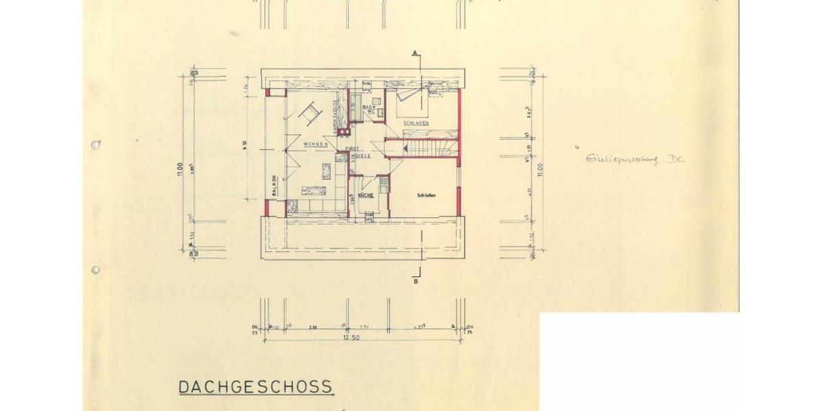 Dachgeschoßwohnung Waldkirch - 3 Zimmer, 69 m&sup2;, 1.011&euro; | Angebot:25716854