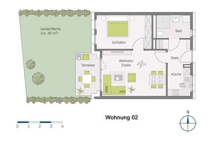 Wohnung zum Kaufen in Müllheim-Niederweiler 319.700 € 59.2 m²