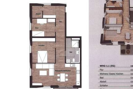 Wohnung Reute - 3 Zimmer, 89 m&sup2;, 482.500&euro; | Angebot:26869022
