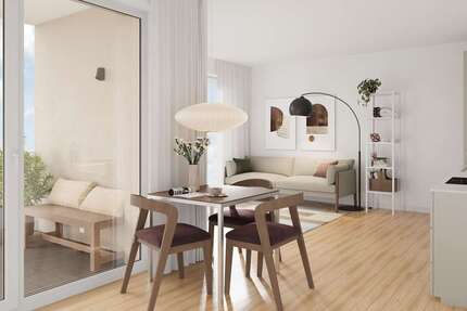 Wohnung Freiburg Munzingen - 2 Zimmer, 61 m&sup2;, 428.000&euro; | Angebot:26583110