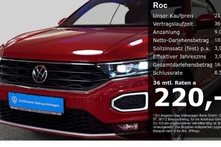 VW T-Roc 34.107 km 21.900 € Freiburg 79108