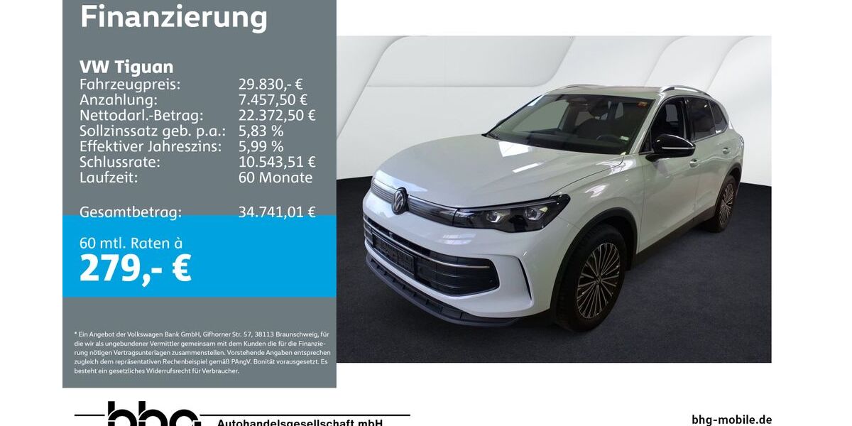 VW Tiguan 22.722 km 29.830 &euro; Freiburg 79115
