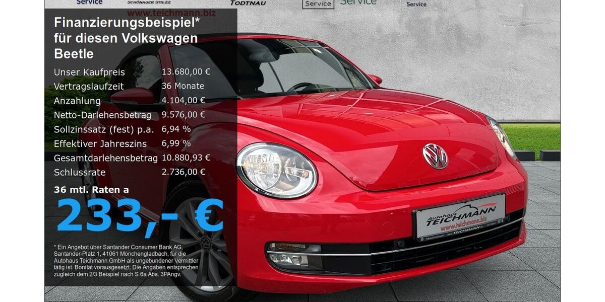VW Beetle 89.800 km 12.880 &euro; Todtnau 79674