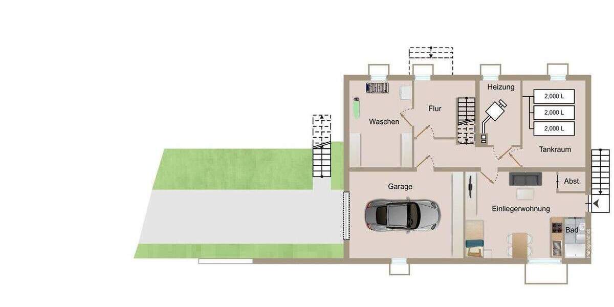 Einfamilienhaus Heitersheim - 5 Zimmer, 168 m&sup2;, 437.000&euro; | Angebot:25730103