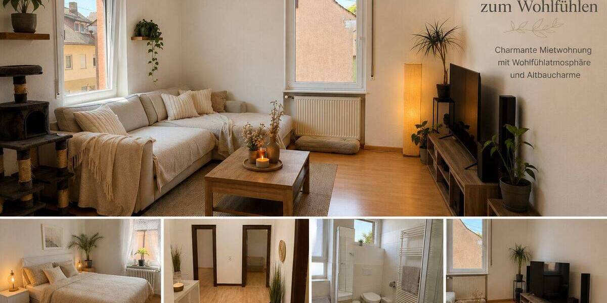 Etagenwohnung Breisach am Rhein Breisach - 4 Zimmer, 107 m&sup2;, 1.280&euro; | Angebot:26908576