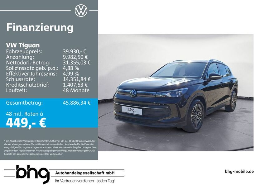 VW Tiguan 13.546 km 39.930 € Freiburg 79115
