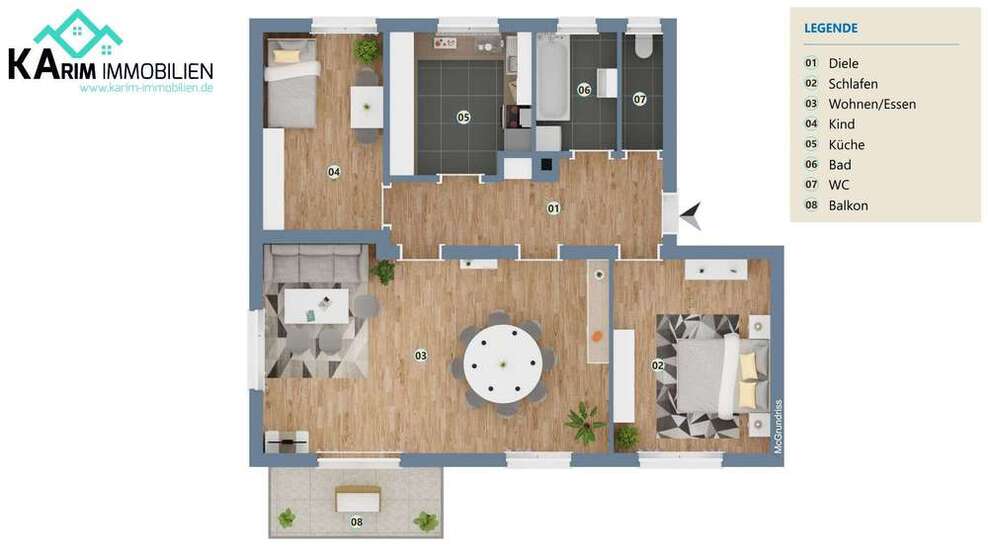 Wohnung zum Kaufen in Emmendingen 310.000 € 86 m²