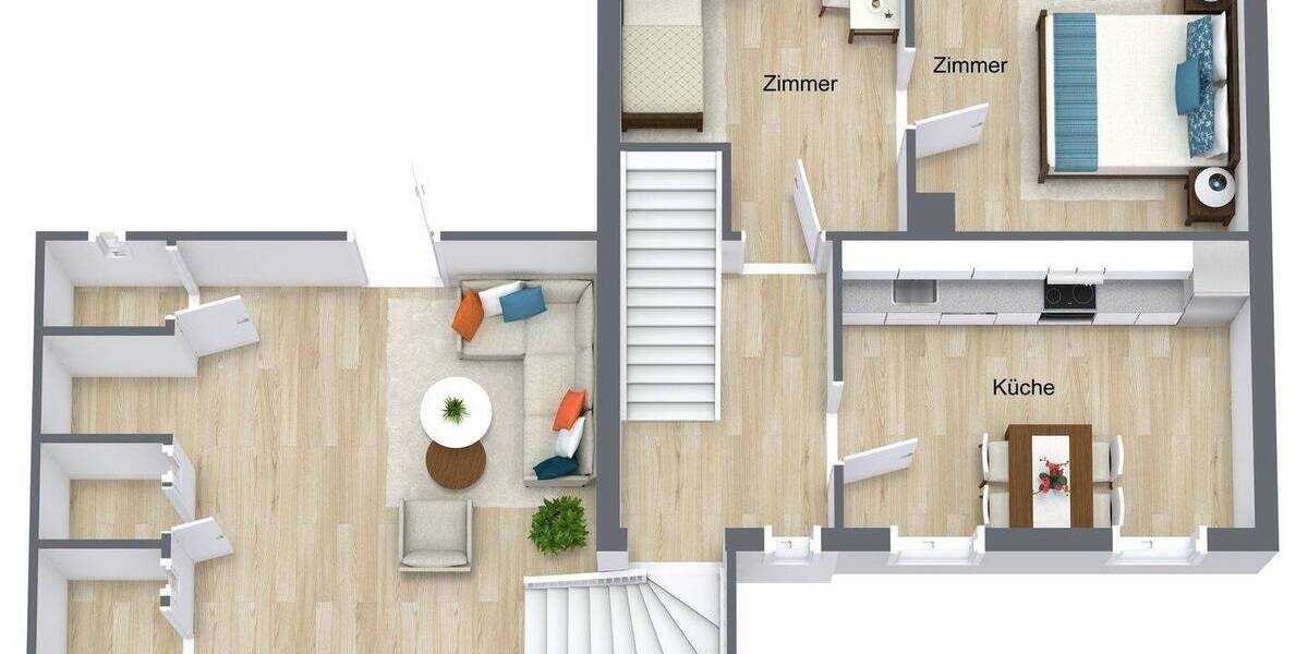 Doppelhaushälfte Teningen - 6 Zimmer, 120 m&sup2;, 450.000&euro; | Angebot:23627495