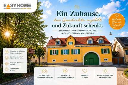 Haus Eichstetten am Kaiserstuhl - 6 Zimmer, 187 m&sup2;, 690.000&euro; | Angebot:26787644
