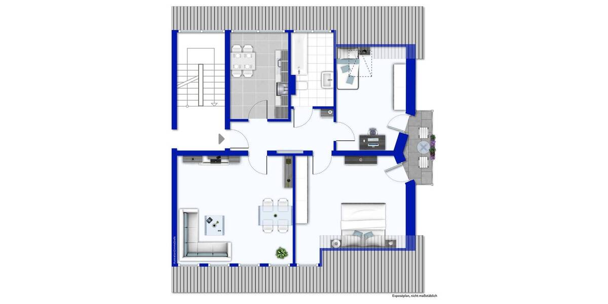 Etagenwohnung Merzhausen - 3 Zimmer, 90 m&sup2;, 495.000&euro; | Angebot:26674029