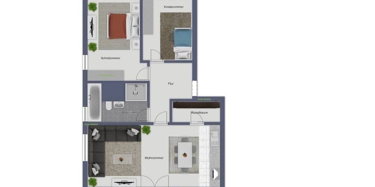 Etagenwohnung Endingen am Kaiserstuhl Endingen - 3 Zimmer, 85 m&sup2;, 1.380&euro; | Angebot:26798255