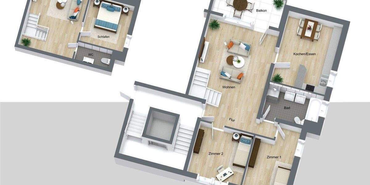 Etagenwohnung Waldkirch - 5 Zimmer, 118 m&sup2;, 459.000&euro; | Angebot:25697057