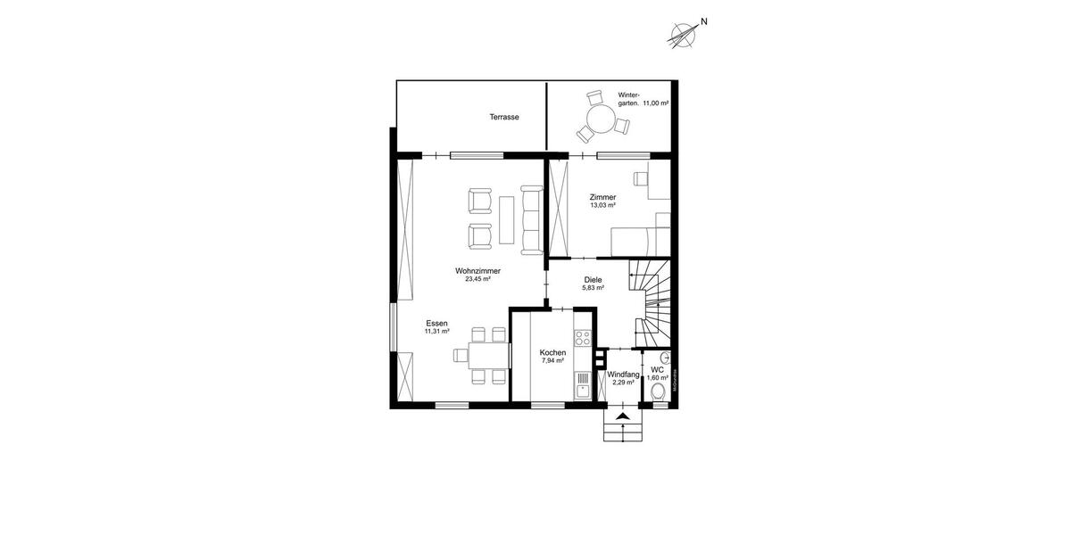 Doppelhaushälfte Neuenburg am Rhein - 5.5 Zimmer, 155 m&sup2;, 2.000&euro; | Angebot:25862587