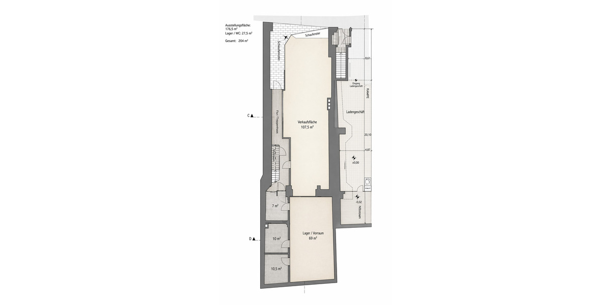 Gewerbeobjekt Freiburg im Breisgau Altstadt - 1 Zimmer, 5.100&euro; | Angebot:26515960