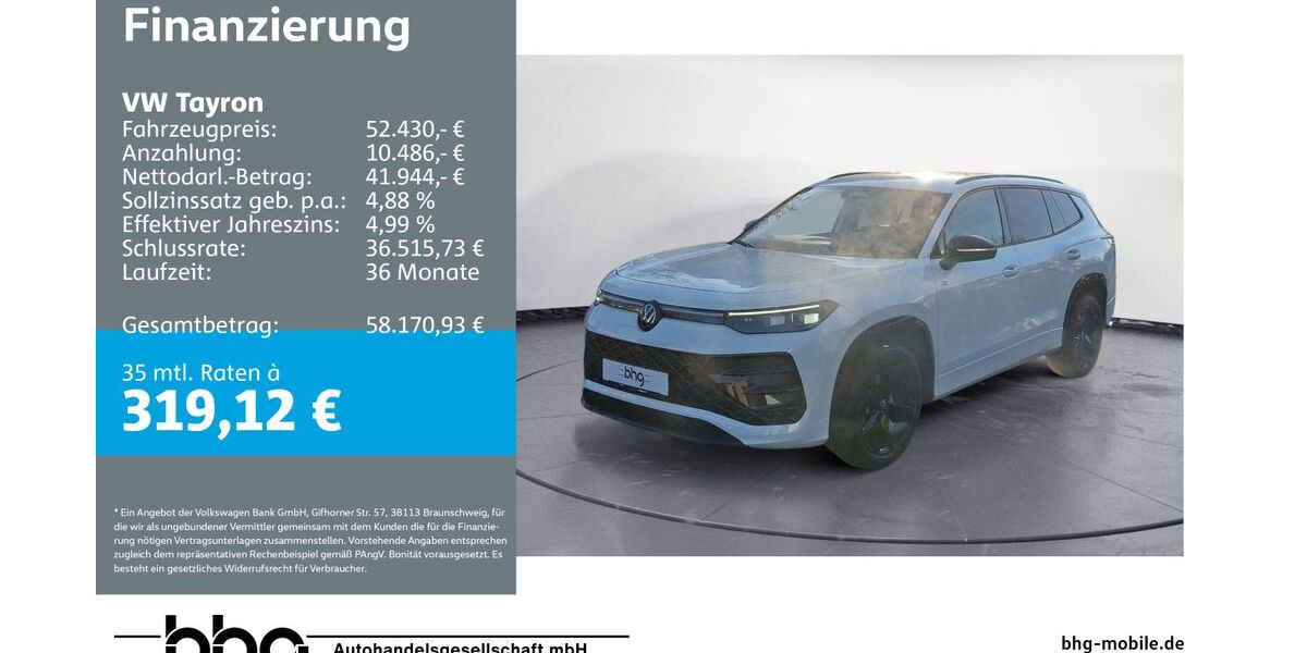 VW Tayron 24.827 km 50.990 &euro; Freiburg 79115