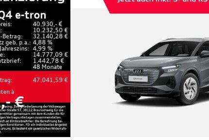 Audi Q4 e-tron 9.328 km 40.930 € Freiburg 79115