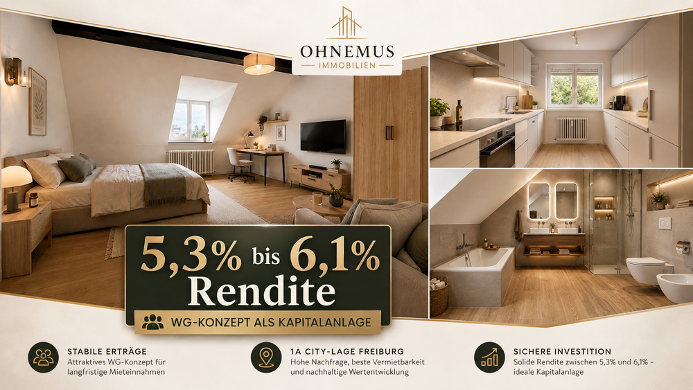 Etagenwohnung Freiburg - 4 Zimmer, 135 m&sup2;, 638.500&euro; | Angebot:27179103