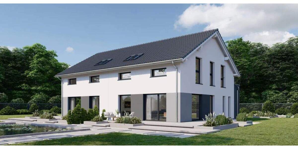 Projektierte KfW-40 Doppelhaushälfte mit QNG-Siegel – inkl. Grundstück 5 zimmer