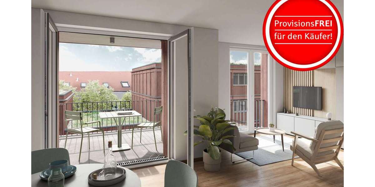 Etagenwohnung Freiburg Betzenhausen - 2 Zimmer, 56 m&sup2;, 492.000&euro; | Angebot:26984484