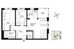 Etagenwohnung Freiburg Haslach - 3 Zimmer, 77 m&sup2;, 607.000&euro; | Angebot:25837694