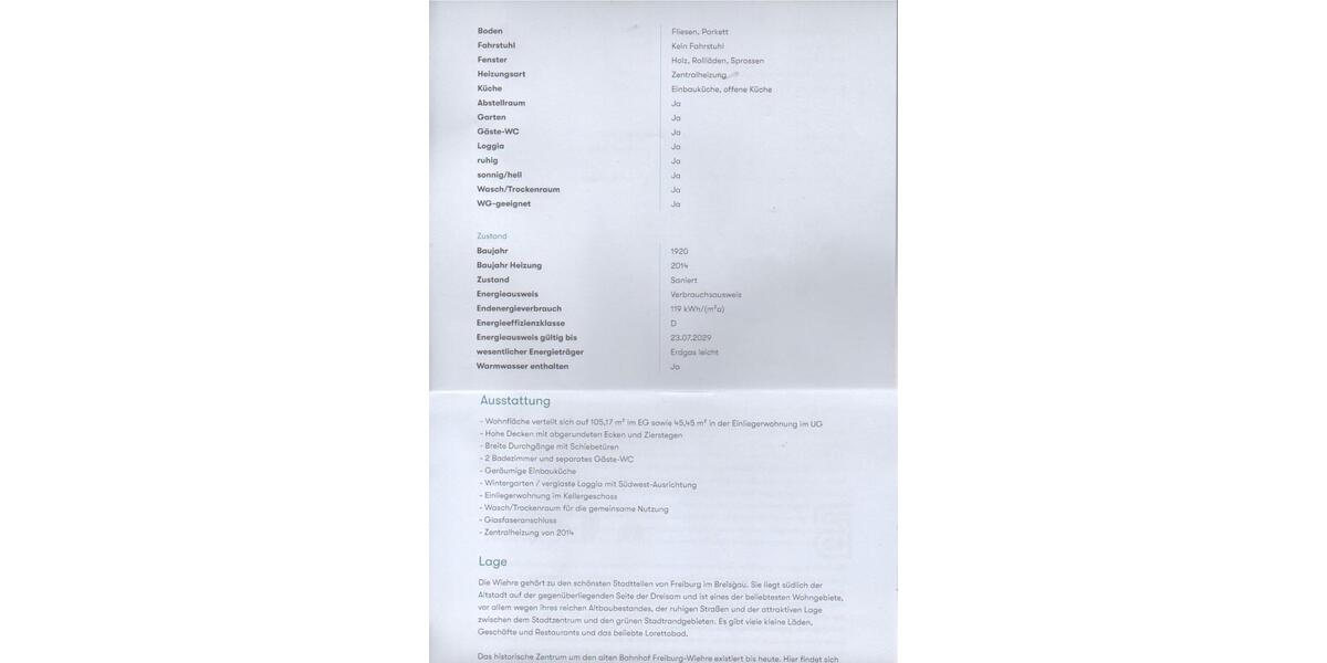 Erdgeschoßwohnung Freiburg im Breisgau Oberau - 5 Zimmer, 151 m&sup2;, 980.000&euro; | Angebot:26062450