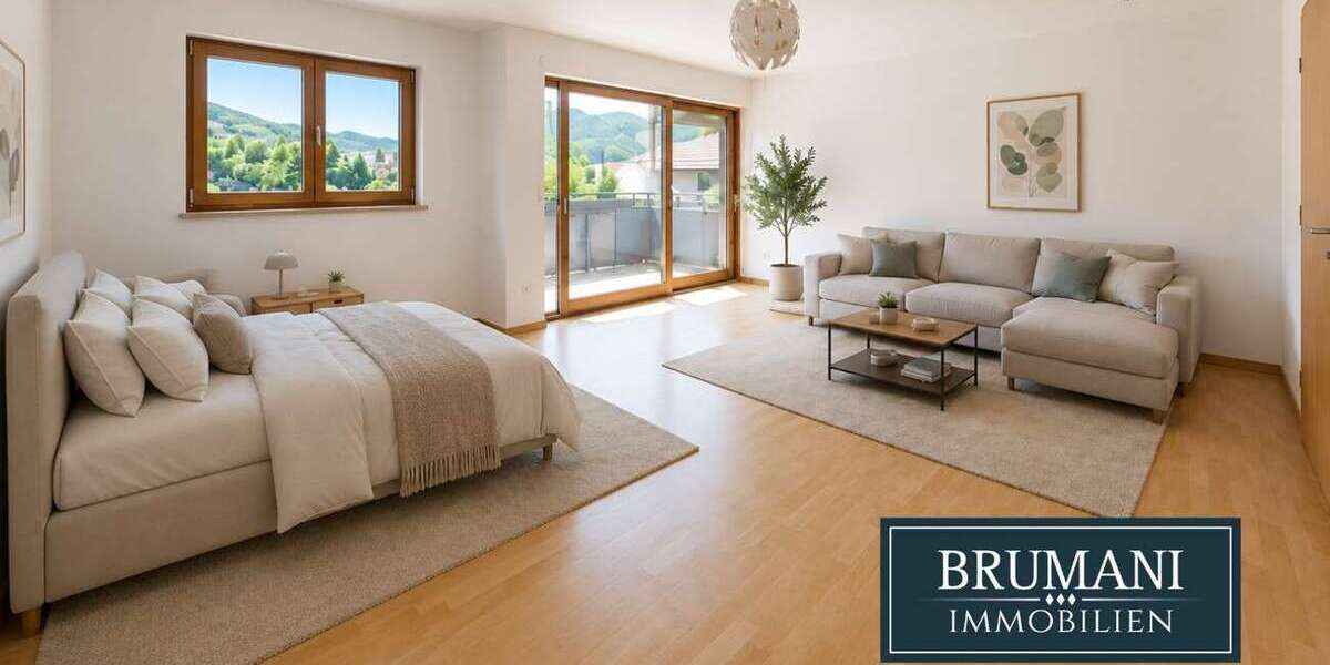 Etagenwohnung Freiburg im Breisgau / Ebnet Ebnet - 1.5 Zimmer, 44 m&sup2;, 217.000&euro; | Angebot:27030702