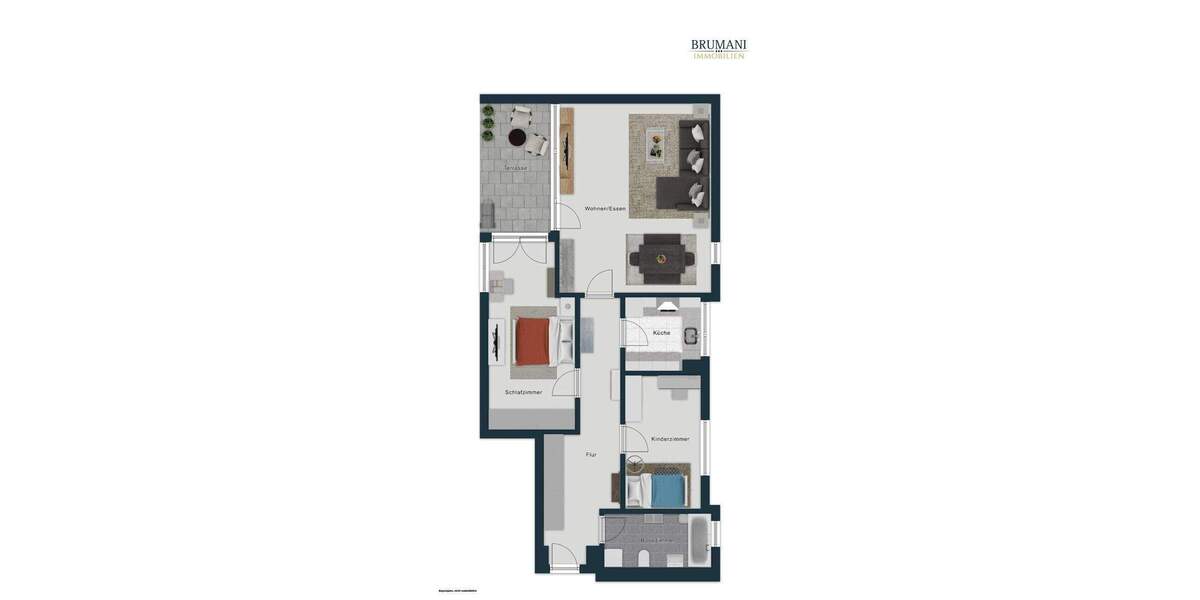 Etagenwohnung Freiburg im Breisgau Vauban - 3 Zimmer, 82 m&sup2;, 417.000&euro; | Angebot:25797425