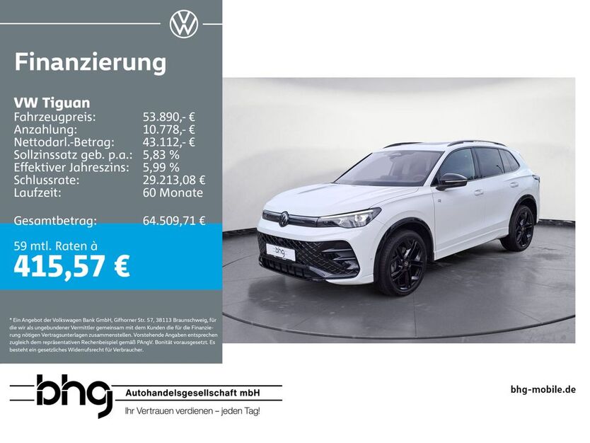 VW Tiguan 20.801 km 53.890 € Freiburg 79115