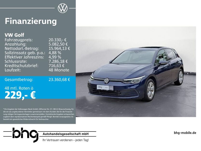 VW Golf 117.973 km 20.330 € Freiburg 79115