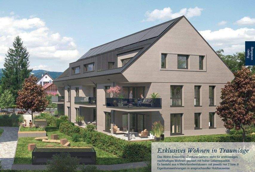 Etagenwohnung Kirchzarten Zarten - 3 Zimmer, 75 m&sup2;, 588.300&euro; | Angebot:25995783