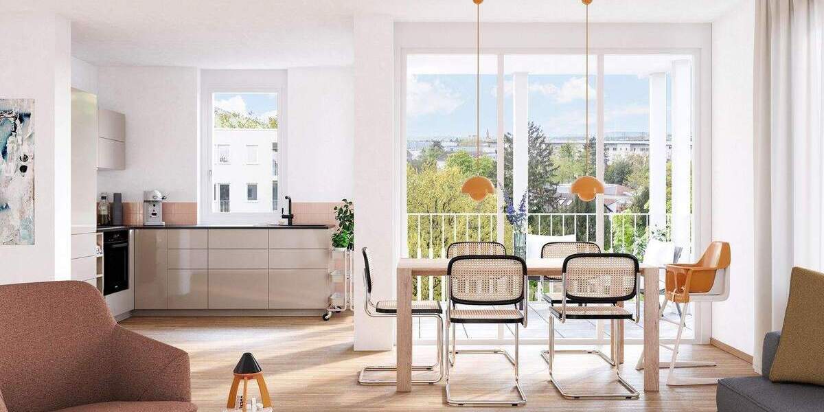 Etagenwohnung Freiburg Haslach - 2 Zimmer, 44 m&sup2;, 331.000&euro; | Angebot:25837699