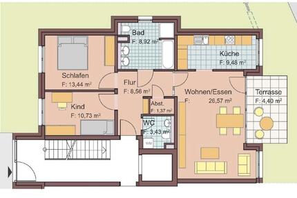 Wohnung Umkirch - 3.5 Zimmer, 87 m&sup2;, 490.000&euro; | Angebot:25237845