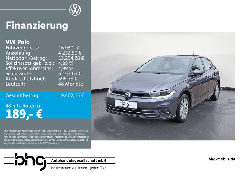 VW Polo 17.495 km 16.930 € Freiburg 79115
