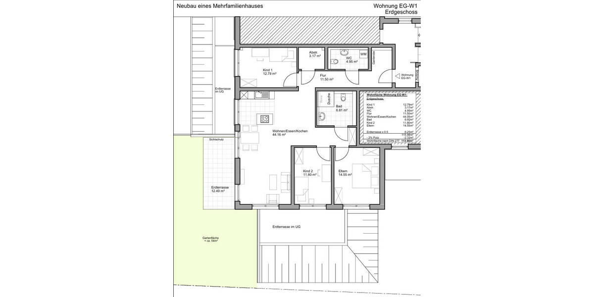 Etagenwohnung Wittnau - 4 Zimmer, 113 m&sup2;, 760.000&euro; | Angebot:26257160