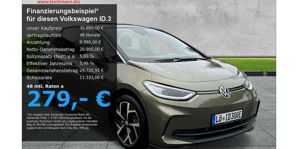 VW ID.3 29.000 km 30.880 &euro; Todtnau 79674