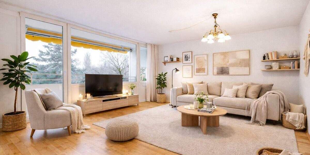 Etagenwohnung Freiburg im Breisgau Zähringen - 3 Zimmer, 87 m&sup2;, 317.000&euro; | Angebot:25152888