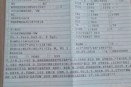 VW T-Roc 47.800 km 14.900 &euro; Denzlingen 79211