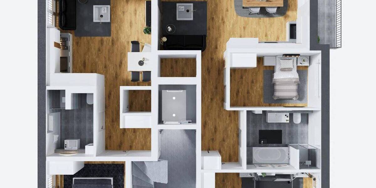 Etagenwohnung Glottertal - 3 Zimmer, 74 m&sup2;, 459.000&euro; | Angebot:26142642