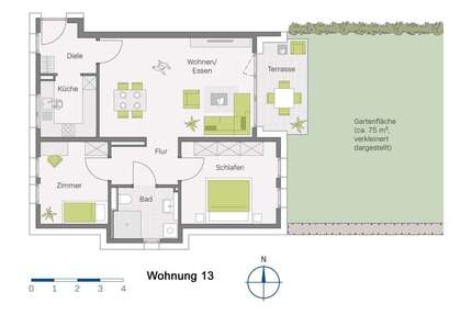Wohnung zum Kaufen in Müllheim-Niederweiler 439.700 € 80.6 m² 3 zimmer