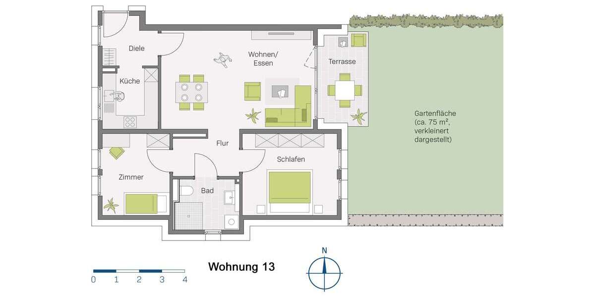 Wohnung zum Kaufen in Müllheim-Niederweiler 439.700 € 80.6 m² 3 zimmer