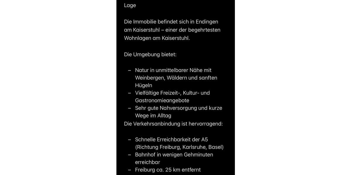 Etagenwohnung Endingen am Kaiserstuhl - 3.5 Zimmer, 87 m&sup2;, 455.000&euro; | Angebot:25867171