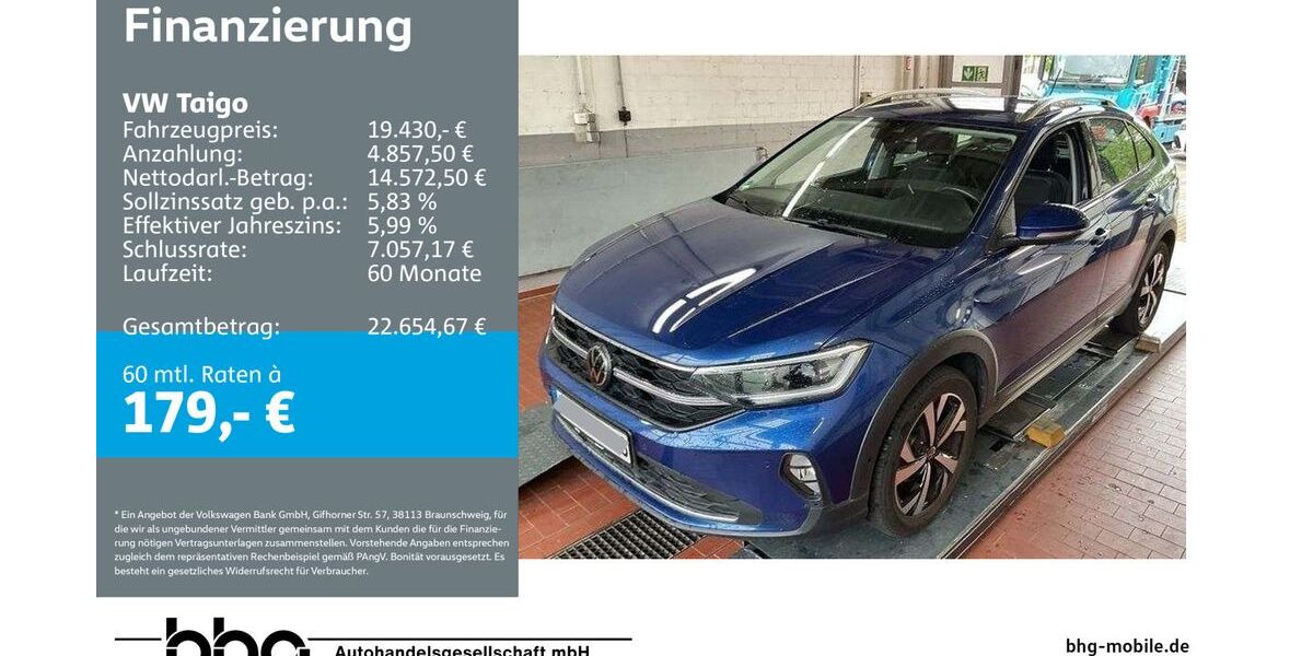 VW Taigo 65.976 km 19.430 &euro; Freiburg 79115